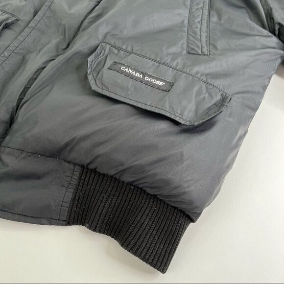 CANADA GOOSE Black Label Yukon Bomber Duck Down Coyote Fur Trimmed Winter Jacket - Picture 5 of 15
